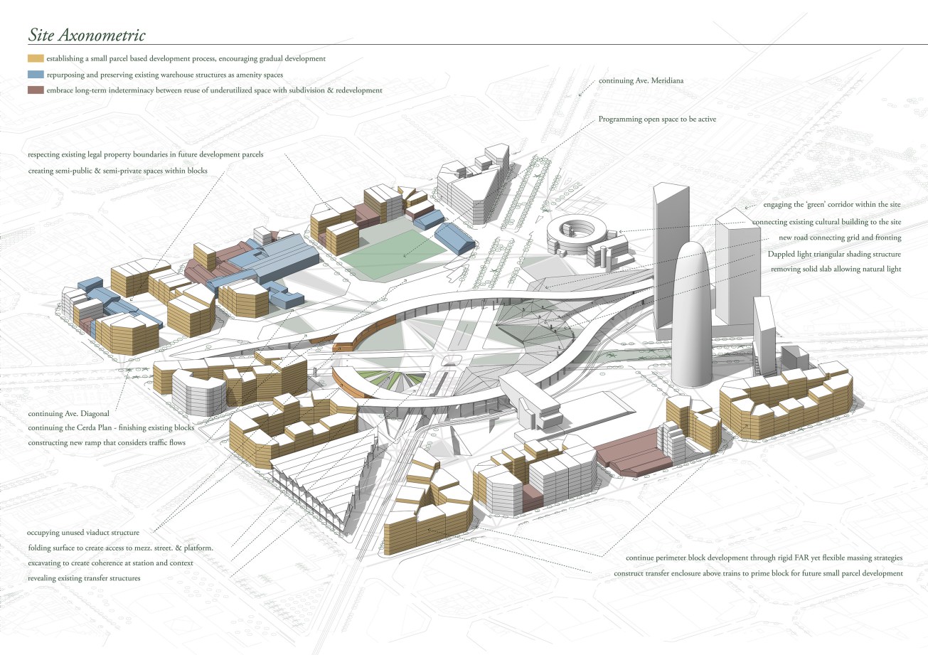 landscape archives site axonometric